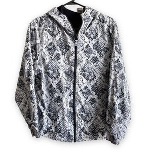 PINK Victorias Secret Snake Print windbreaker jacket oversized women’s size xs